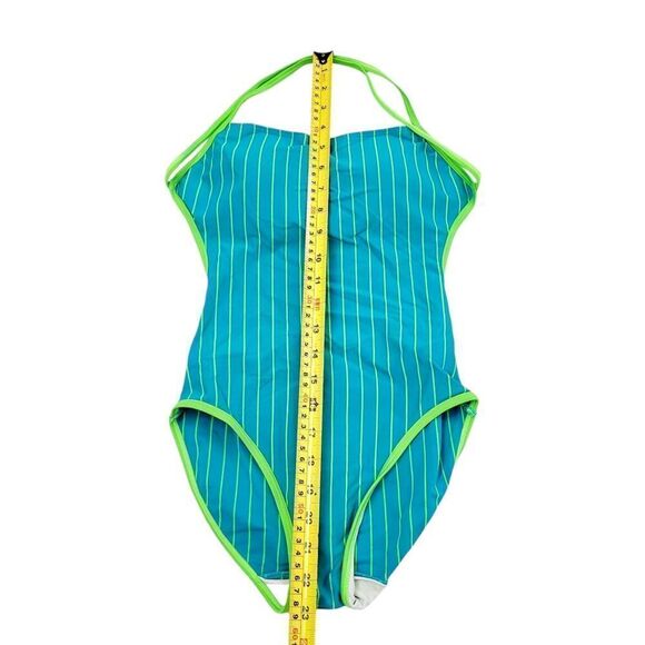Y2K Green Stripes Swimwear Size: Small - Picture 8 of 9